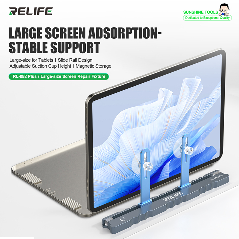 Phone Battery Replacement - RELIFE RL-092 Plus タブレット/電話のバッテリーとマザーボードの修理および交換ツール用の大画面メンテナンス器具