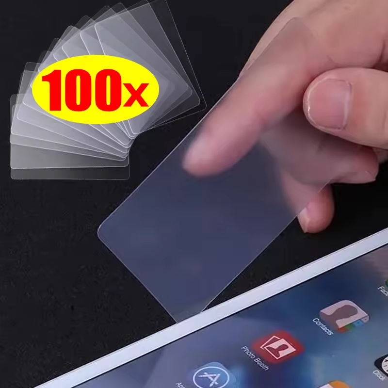 Electronics Repair Services - 1-100個入り スマホ画面開封ツールキット マットクリア 携帯電話液晶画面開封カード 修理分解 携帯電話こじ開けツール