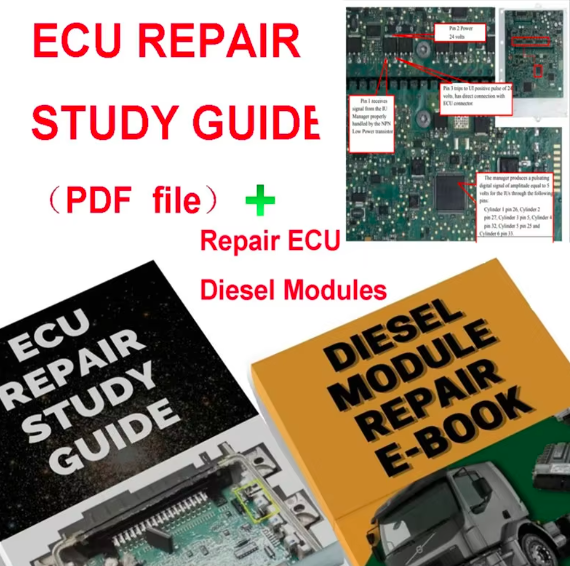 Electronics Repair Basics - 2026年式 フォード・ベンツ用 ECUディーゼルモジュール電子マップシステム修理 VS ECU修理基礎コース学習PDFファイル