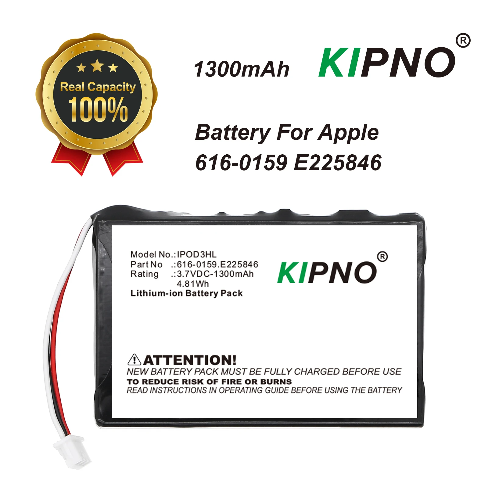 KIPNO バッテリー IPod 3 3G 第 3 世代 A - Phone Battery Replacement のレビューと価格