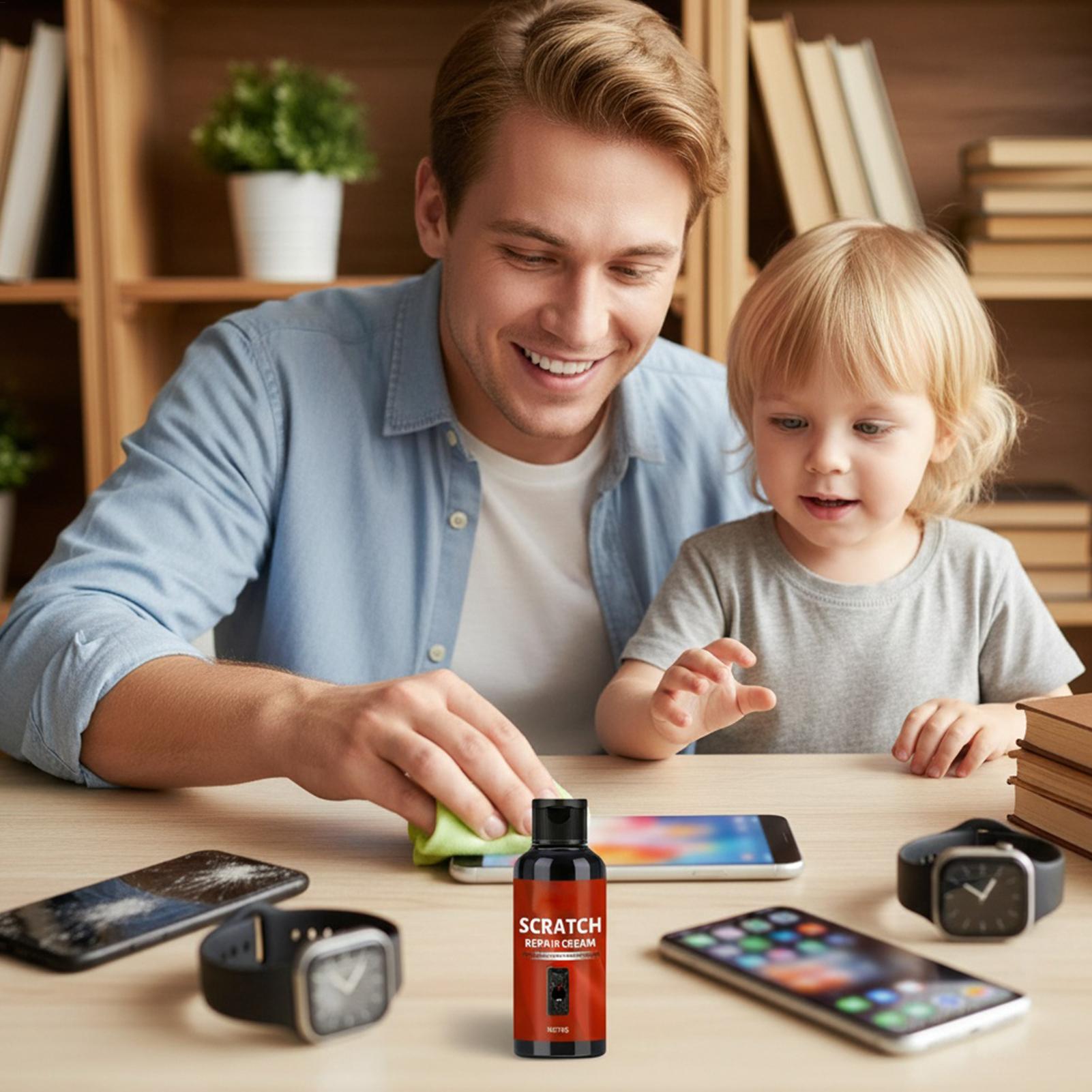 ガラス傷消し＆研磨クリーム クイックリペアキット 携帯電話画 - Electronics Repair Services のレビューと価格