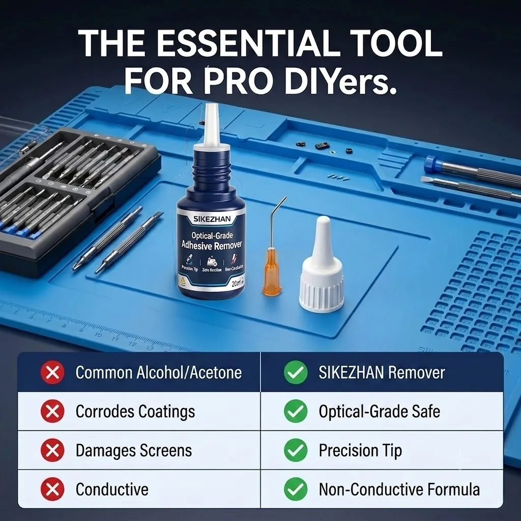 SIKEZHAN 20ml 光学グレードの接着剤除去クリーナ - Electronics Repair Services のレビューと価格